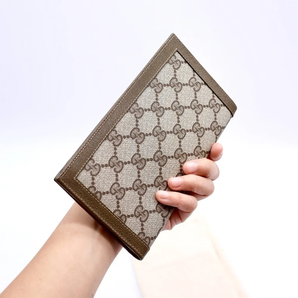 🍓GUCCI PVC Wallet Brown - Picture 10 of 10